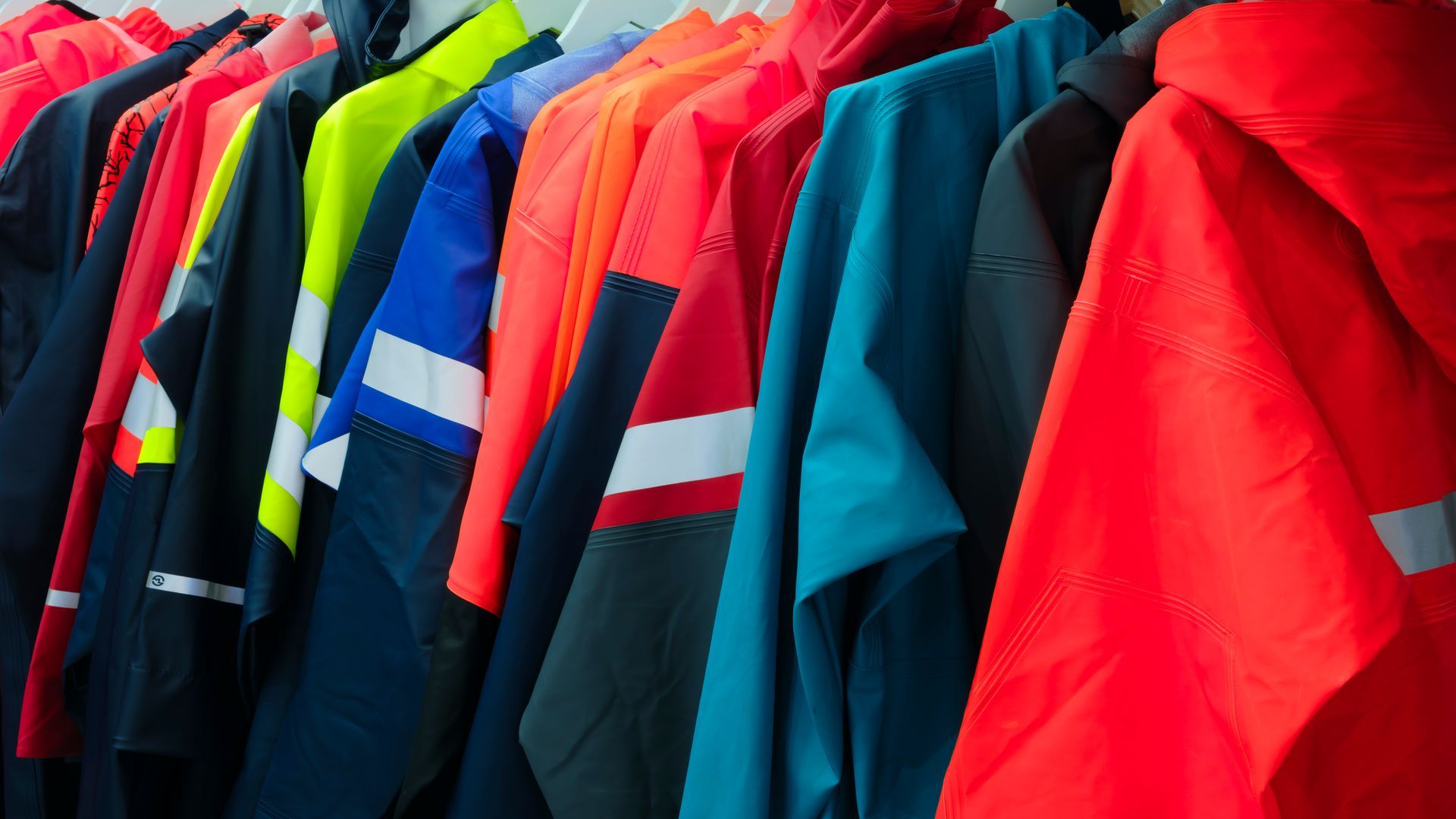 Brightly colored outerwear collection
